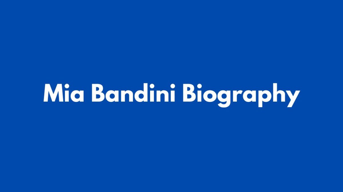 Mia Bandini Biography