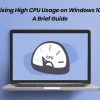 CPU Usage on Windows 10